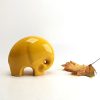 Elefánt | kerámiafigura | sárga | S