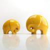 Elefánt | kerámiafigura | sárga | S